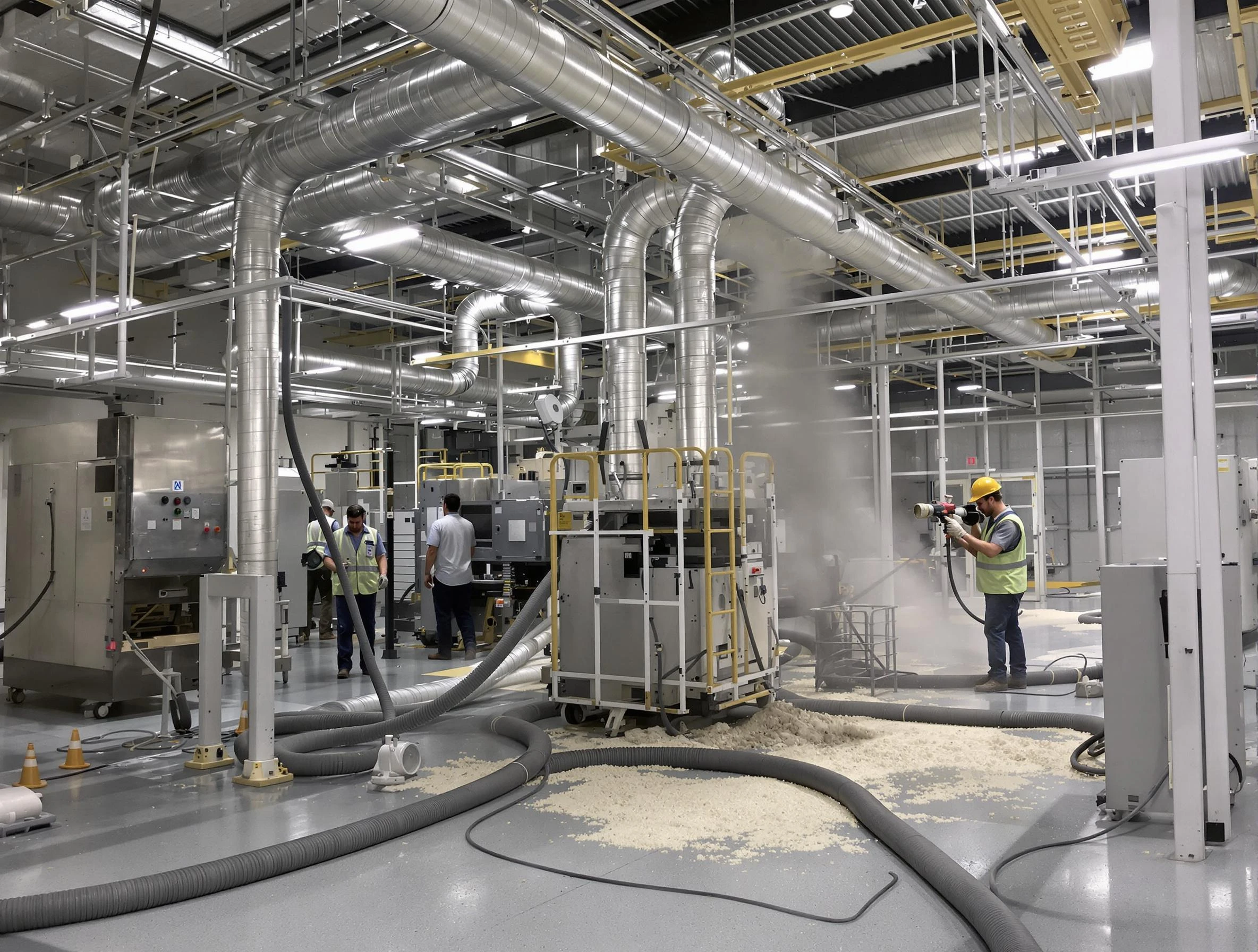 Heavy-duty industrial duct cleaning by El Monte Air Duct Cleaning in El Monte